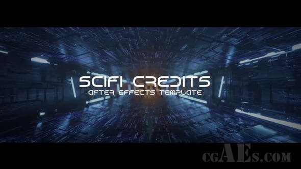 科幻隧道片头包装AE模板-VIDEOHIVE – SCI-FI TUNNEL CREDITS – 25354049