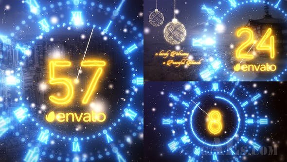 新年倒计时包装AE模板-VIDEOHIVE – NEW YEAR COUNTDOWN 2019 – 22986806