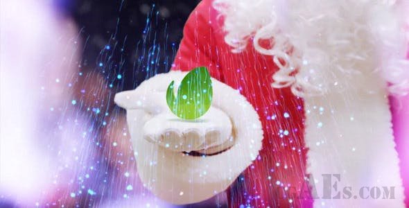 圣诞节LOGO展示AE模板-VIDEOHIVE CHRISTMAS LOGO 9572228