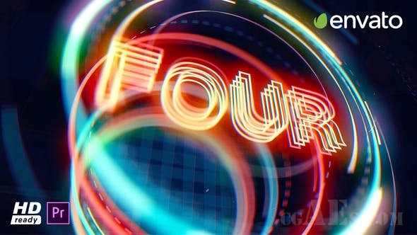 倒计时片头模板 PR模板-VIDEOHIVE – COUNTDOWN OPENER FOR – PREMIERE PRO – 25344908