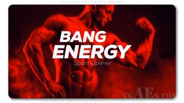 体育运动片头模板-VIDEOHIVE BANG ENERGY SPORT OPENER 25395721