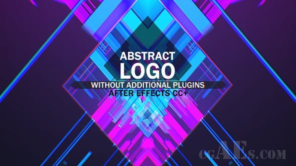 酷炫LOGO展示AE模板-VIDEOHIVE ABSTRACT LOGO 25385583