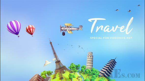 旅行见闻包装AE模板-VIDEOHIVE TRAVEL 22700135 | AFTER EFFECTS TEMPLATE