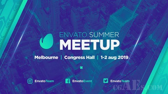 发布会展示AE模板-VIDEOHIVE BIGGEST MEETUP // EVENT PROMO 23924842