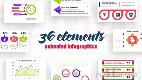 信息图标动画模板-VIDEOHIVE – INFOGRAPHICS VOL.5 – 25421835