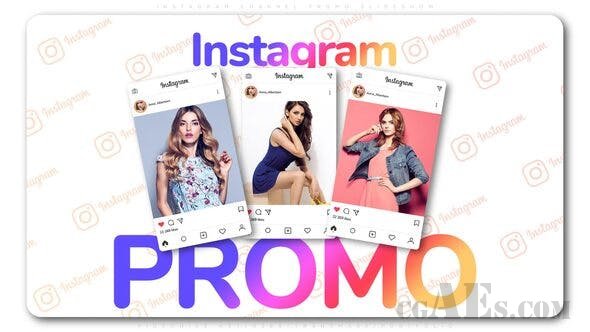 INSTAGRAM幻灯片展示AE模板-VIDEOHIVE – INSTAGRAM CHANNEL PROMO SLIDESHOW – 25419867