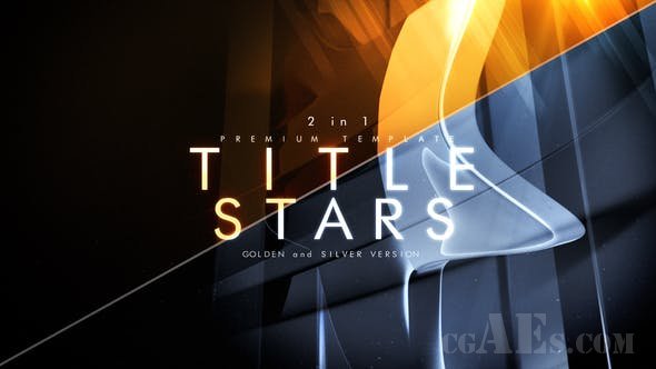 时尚片头包装AE模板-VIDEOHIVE – TITLE STARS – 23392439