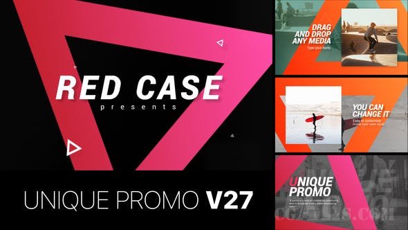 公司介绍AE模板-VIDEOHIVE – UNIQUE PROMO V27 | CORPORATE PRESENTATION – 24721557