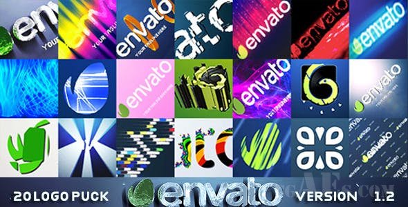 21个快捷LOGO展示AE模板-VIDEOHIVE – 21 QUICK LOGO REVEAL PACK V1.2 – 12251372