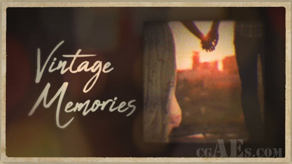 复古相册PR模板-VIDEOHIVE – VINTAGE MEMORIES – 21675776