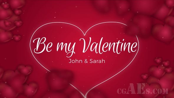 爱情宣告-VIDEOHIVE – BE MY VALENTINE – 23241376