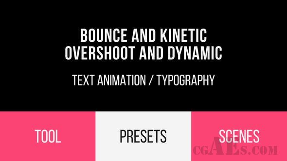 弹跳和动态文本动画-VIDEOHIVE – BOUNCE & DYNAMIC TEXT ANIMATIONS – 19691145