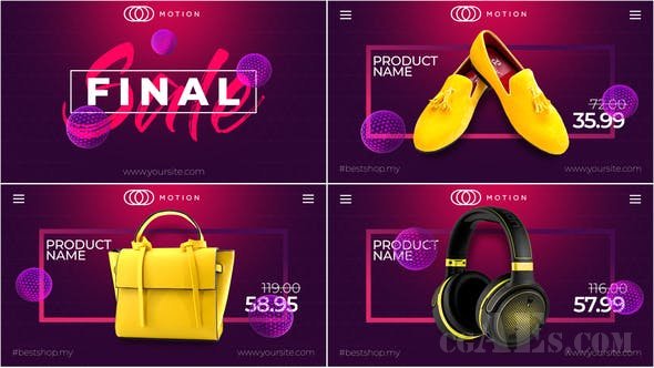 在线销售AE模板-VIDEOHIVE – FINAL SALE – ONLINE MARKET – 25547387