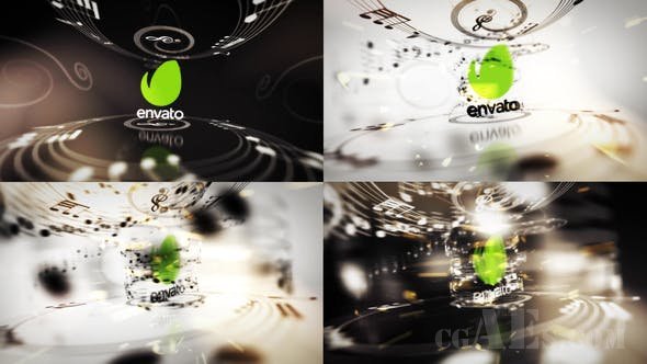 音乐LOGO展示AE模板-VIDEOHIVE – MUSIC LOGO REVEALS – 25543911