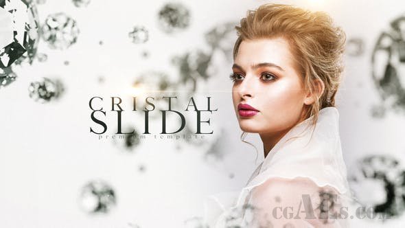 时尚片头包装AE模板-VIDEOHIVE – CRYSTAL SLIDE – 25510769