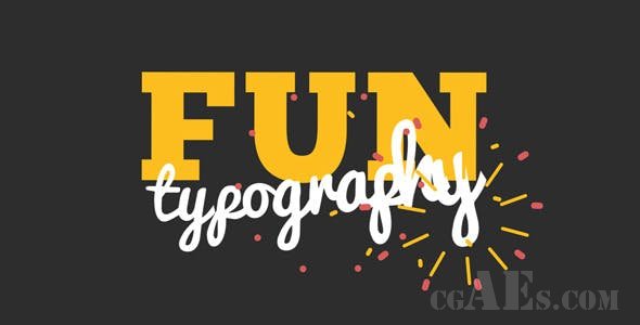 有趣的动力学版式-VIDEOHIVE – FUN KINETIC TYPOGRAPHY – 7703583