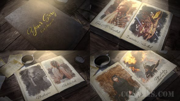 书籍相册模板-VIDEOHIVE – YOUR STORY BOOK – 24063909