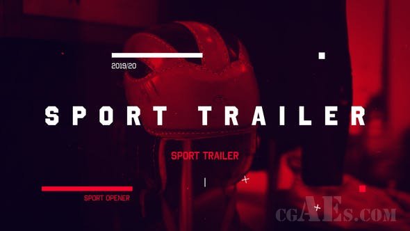 运动片头包装AE模板-VIDEOHIVE – SPORT OPENER – TRAILER – 24855123