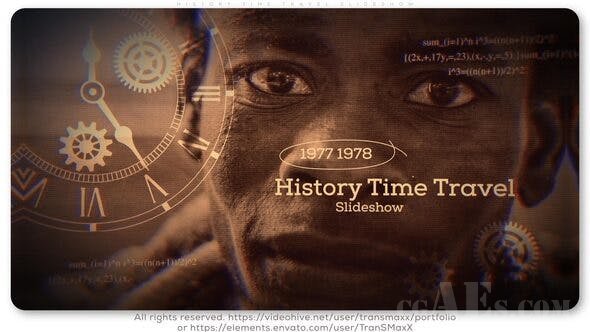 历史时间旅行幻灯片-VIDEOHIVE – HISTORY TIME TRAVEL SLIDESHOW – 25573761