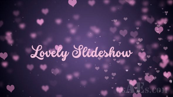 婚礼开幕式片头AE模板-Videohive – Lovely Slideshow – 25625974