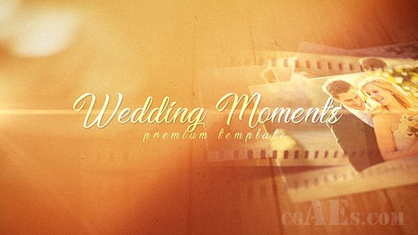 结婚纪念视频展示AE模板-VIDEOHIVE – WEDDING MOMENTS – 20772508