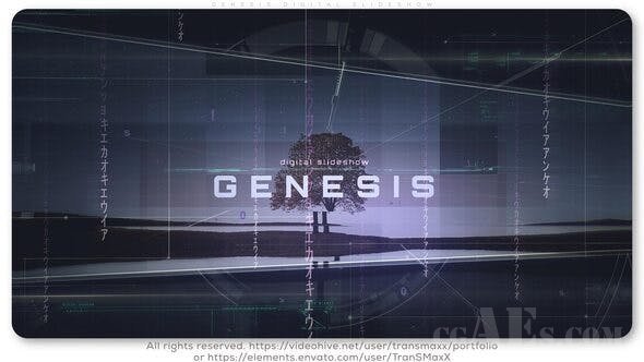 创世纪数字幻灯片-VIDEOHIVE – GENESIS DIGITAL SLIDESHOW – 25624769