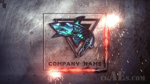 金属工业LOGO 包装AE模板-VIDEOHIVE – METAL INDUSTRIAL LOGO – 23353824