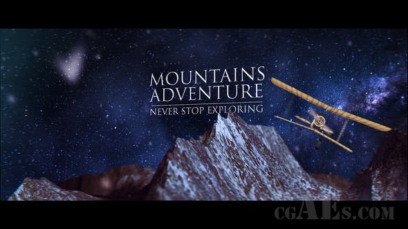 山体风格LOGO展示AE模板-VIDEOHIVE – MOUNTAIN LOGO REVEAL – 25317799