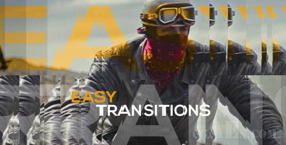 简易战场AE模板-VIDEOHIVE – EASY TRANSITIONS 8733687