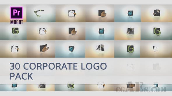 30个企业LOGO展示PR模板-VIDEOHIVE – 30 CORPORATE LOGO FOR PREMIERE PRO 25717375
