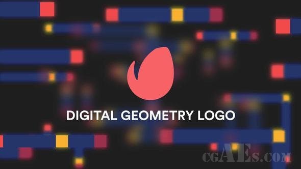 数字几何LOGO展示AE模板-VIDEOHIVE – DIGITAL GEOMETRY LOGO REVEAL 22310291