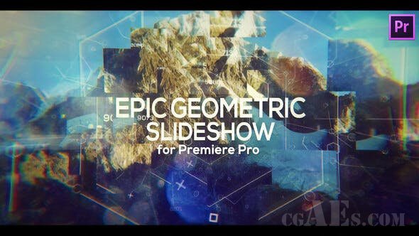 史诗几何幻灯片-VIDEOHIVE – EPIC GEOMETRIC SLIDESHOW FOR PREMIERE PRO 25779406