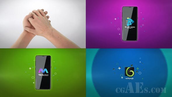 简洁的企业LOGO展示-VIDEOHIVE – CLEAN BUSINESS LOGO REVEALS 22687960