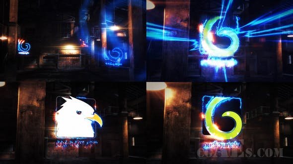 黑暗城市LOGO包装-VIDEOHIVE – DARK URBAN LOGO REVEAL 22070122