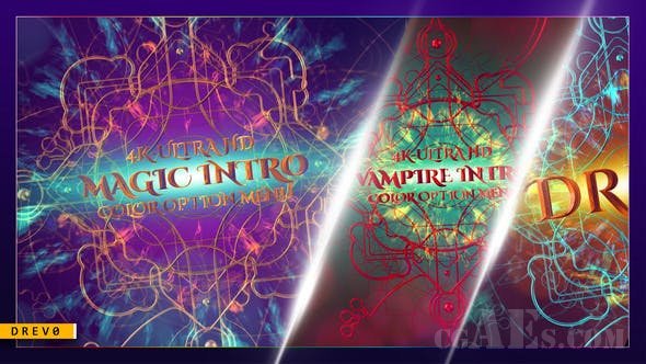 粒子效果库-VIDEOHIVE – MAGIC INTRO/ ELEGANT PARTICLES/ GOTHIC EPIC METAL 3D/ TV/ SHOCKWAVE/ FIRE EXPLOSION/MYSTICAL LIGHT 25692603
