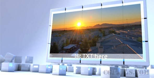 魔方堆砌视频展示AE模板-VIDEOHIVE – CUBE ASSEMBLY 147058