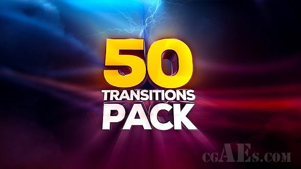 转场特效模板-VIDEOHIVE – TRANSITIONS PACK 13488639