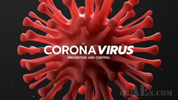 病毒标题AE模板-VIDEOHIVE – CORONA VIRUS TITLES 25797404