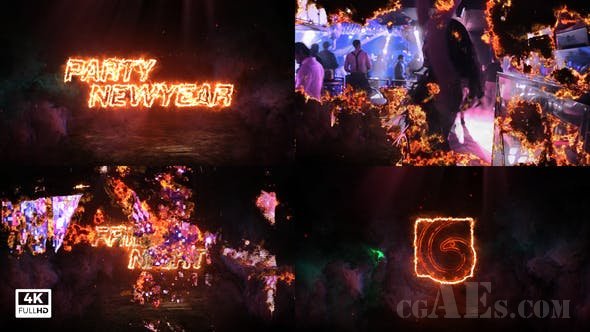 火LOGO或者标题展示AE模板-VIDEOHIVE – FIRE TRAILER TITLE 25224178