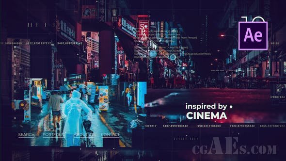 科技视频展示AE模板-VIDEOHIVE – SCI PUNK DIGITAL PROMO 25802427