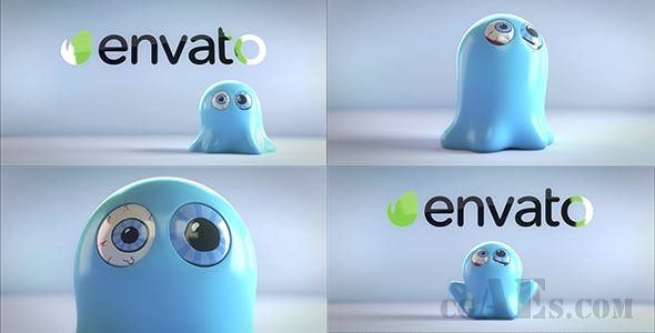 有趣的鬼精灵LOGO展示AE模板-VIDEOHIVE – FUNNY GHOST LOGO REVEAL BUNDLE 20679583