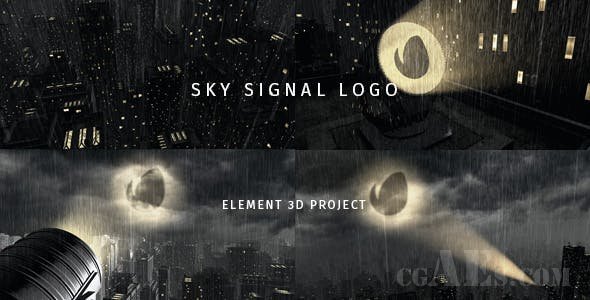 天空信号LOGO展示AE模板-VIDEOHIVE – SKY SIGNAL LOGO – 18870835