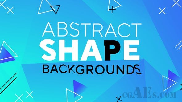 抽象形状背景-VIDEOHIVE – ABSTRACT SHAPE BACKGROUNDS 25847487