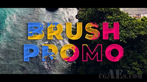 彩色画笔字体-VIDEOHIVE – COLOR BRUSH PROMO 25831419