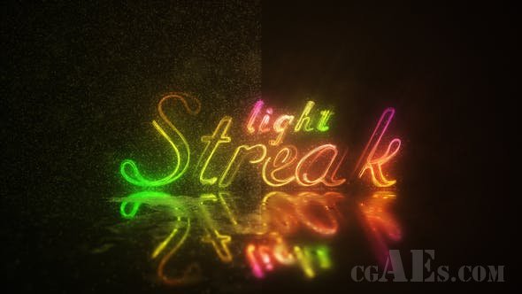 轻条纹LOGO展示-VIDEOHIVE – LIGHT STREAK LOGO 4K ULTRAHD 25230413