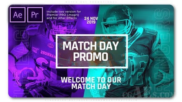 比赛日节目包装-VIDEOHIVE – MATCH DAY PROMOTIONAL 25854967 PREMIERE PRO CC