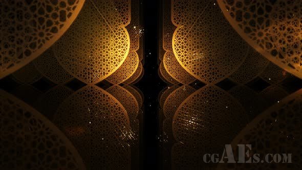 斋月卡里姆花纹-VIDEOHIVE – RAMADAN KAREEM PATTERN 01 4K 25835252