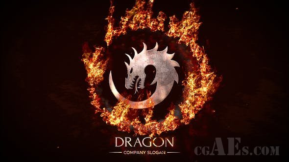 火圈LOGO展示-VIDEOHIVE – CIRCLE FIRE LOGO 25792986