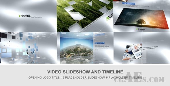 简洁视频展示AE模板-VIDEOHIVE – SIMPLE VIDEO TIMELINE AND SLIDESHOW 9596857