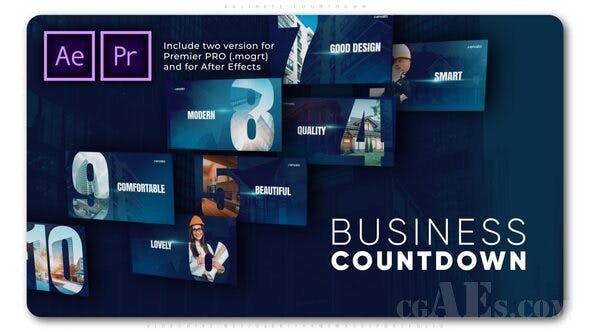 业务绩效排行榜-VIDEOHIVE – BUSINESS COUNTDOWN 25854729